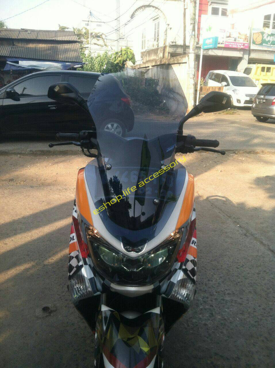 Jual PROMO Aksesoris Windshield Visor Touring Turing Yamaha Nmax