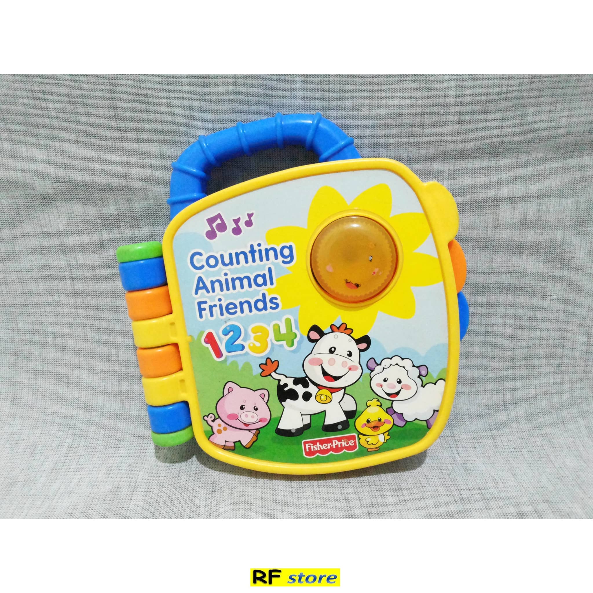 Fisher Price Counting Animal Friends Book Mainan Buku Elektronik Anak