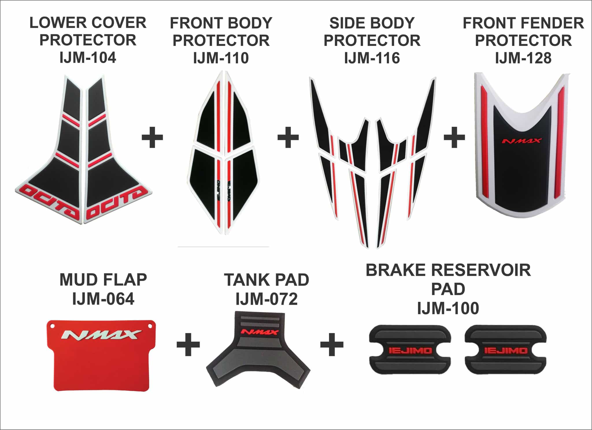Jual Paket Nmax Aksesoris Nmax Cover Body Nmax Striping Body