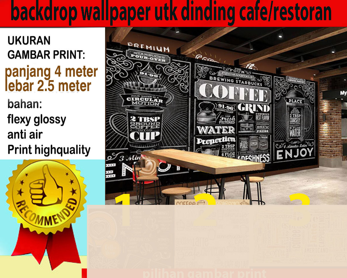 +54 Wallpaper Dinding Cafe | Pickini