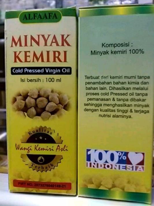 minyak kemiri untuk perawatan rambut pelembab kulit kering keriput m