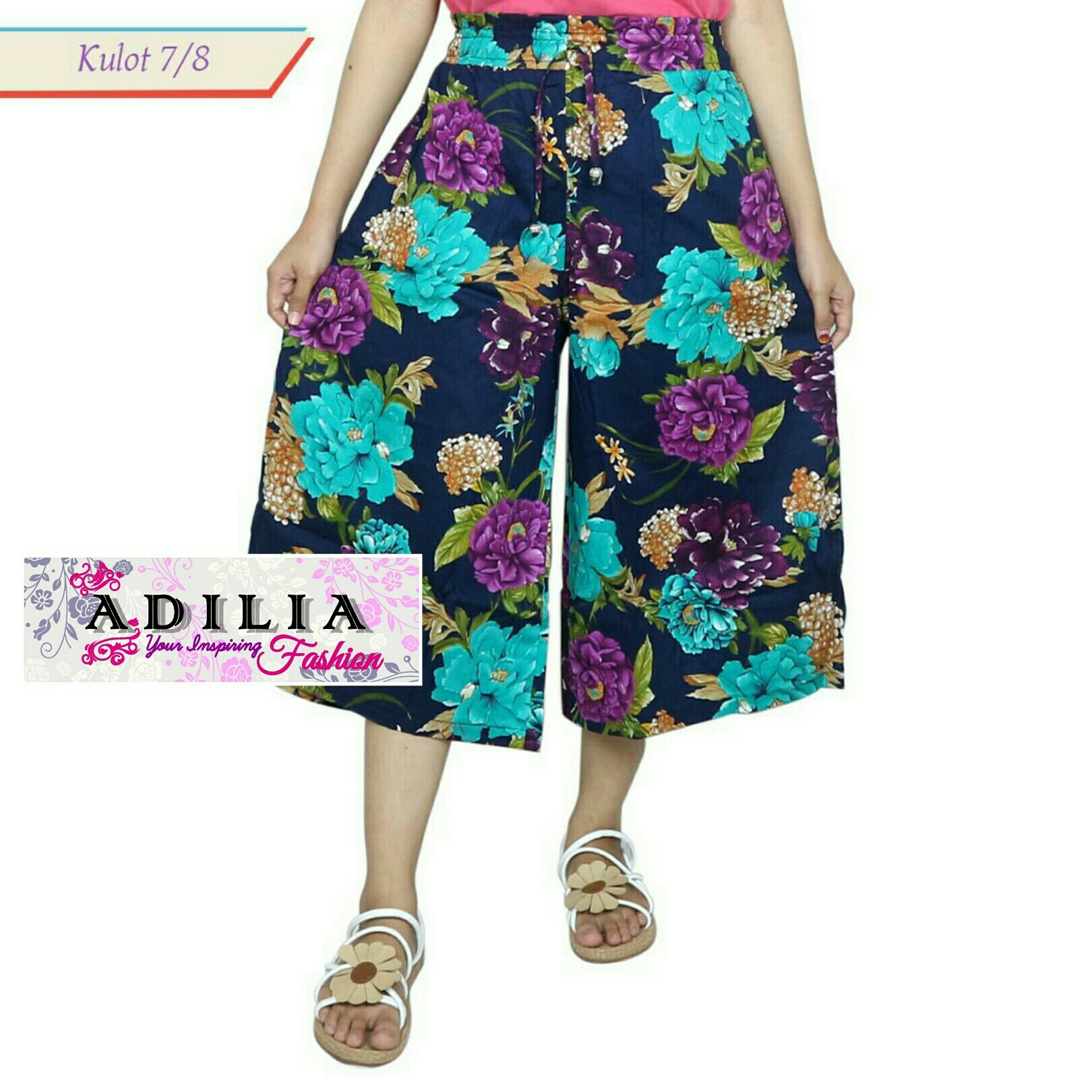 Jual CELANA KULOT 7 8 BUNGA 02 CELANA KULOT KULOT WANITA BAWAHAN Jual CELANA KULOT 7 8 BUNGA 02 CELANA KULOT KULOT WANITA BAWAHAN WANITA Adilia Shop
