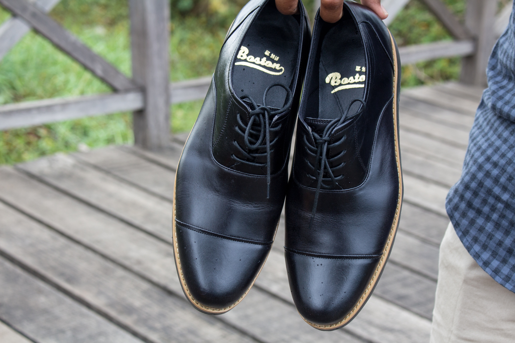 Sepatu Pantofel pria sepatu kulit asli sepatu formal Boston Zico