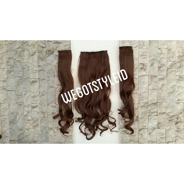 Hair Extension Perpanjangan Rambut 1 Untai 40 cm straight lurus 613. Source · Hairclip 3