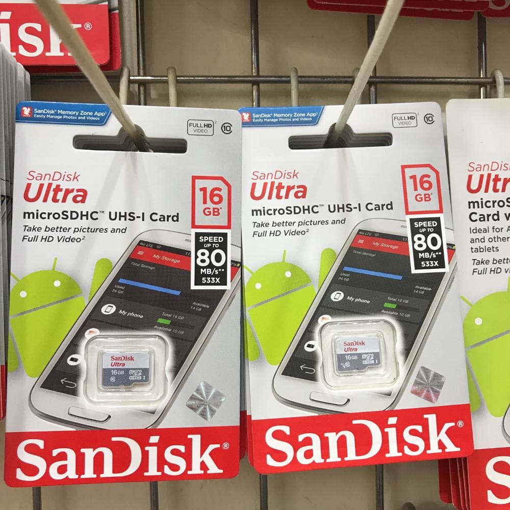 SanDisk Ultra Micro SDHC Card UHS I Class 10 80MB S 16GB No