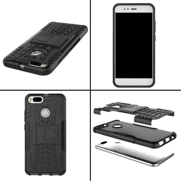 Xiaomi Redmi Mi Max 2 Case Armor Anti Shock Stand Cover TPU Casing