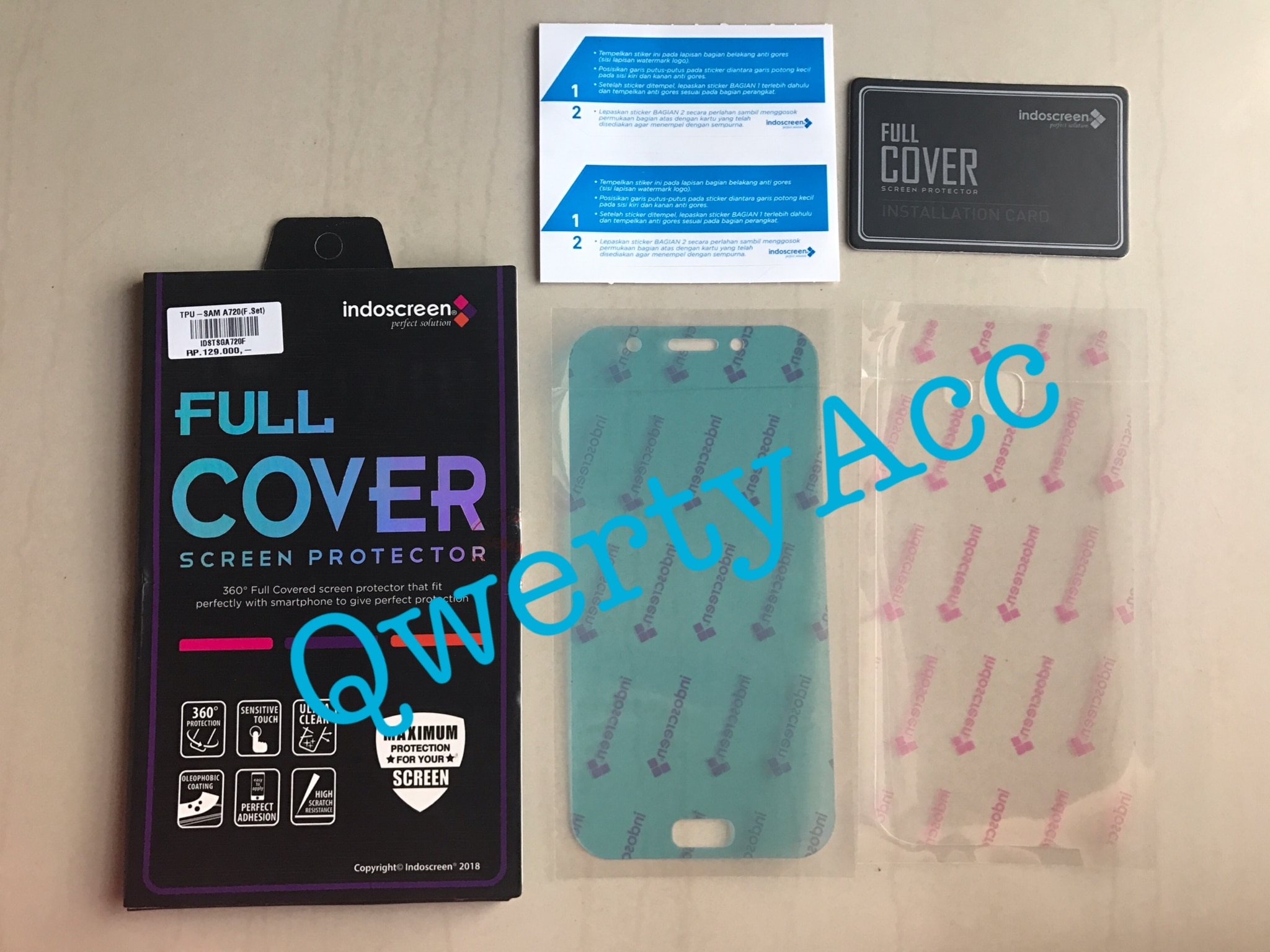Hikaru Anti Gores Samsung Galaxy S6 G920 Full Set Anti Glare Clear Jual Anti Gores Indoscreen Samsung Galaxy A7 2017 Full Cover Front Back QwertyAcc