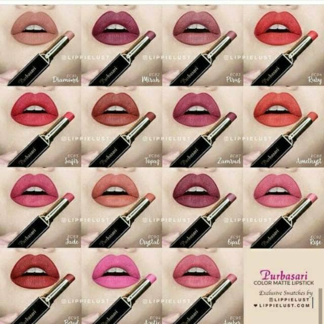 lipstik purbasari color matte
