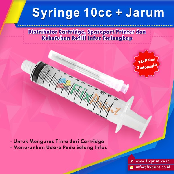 jual suntikan spuid isi ulang cartridge 10ml plus jarum fixprint store jual suntikan spuid isi ulang cartridge 10ml plus jarum fixprint store