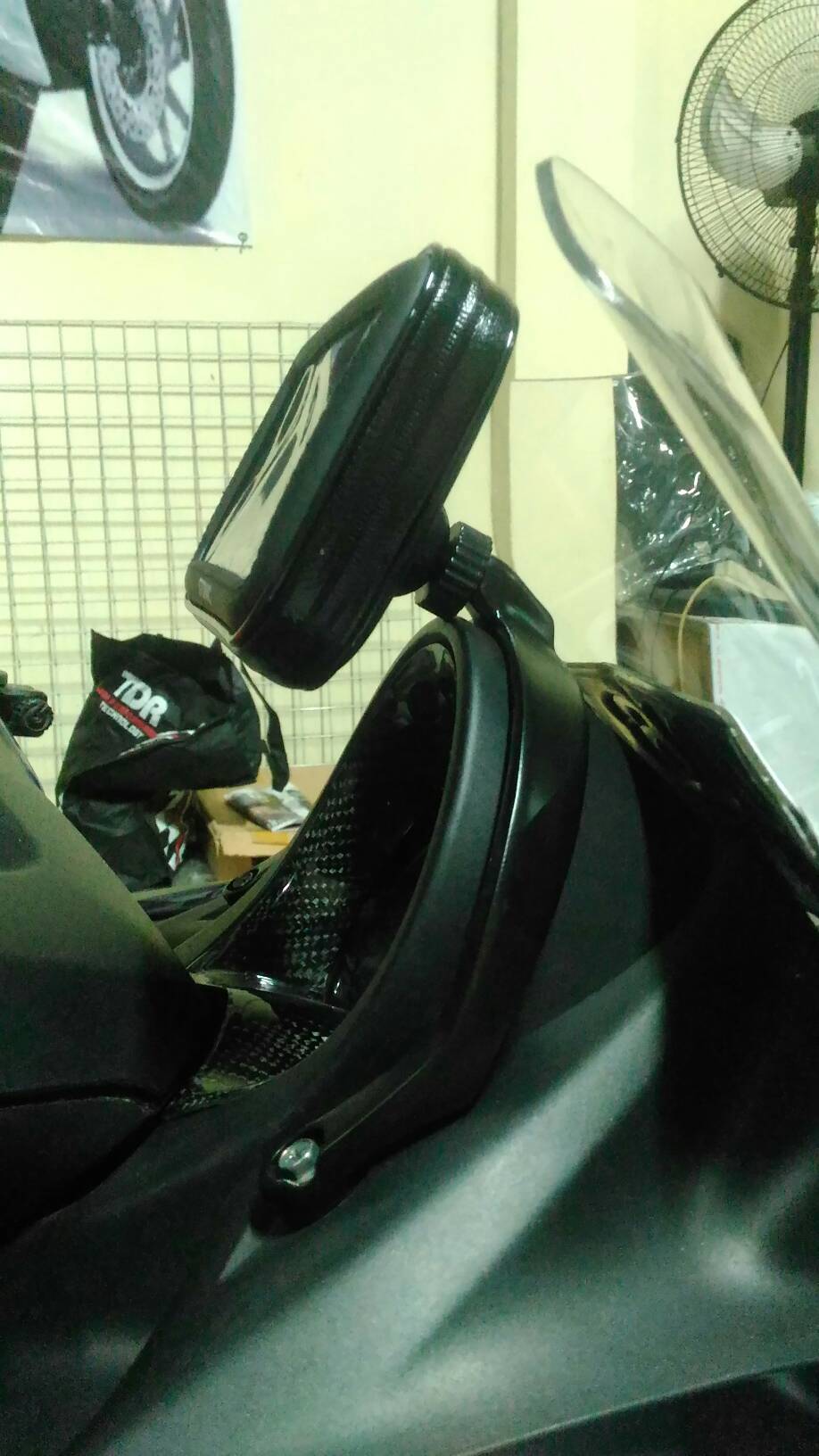 Jual BRAKET GPS YAMAHA NMAX DAN HOLDER HP 55 INCH IHSAN