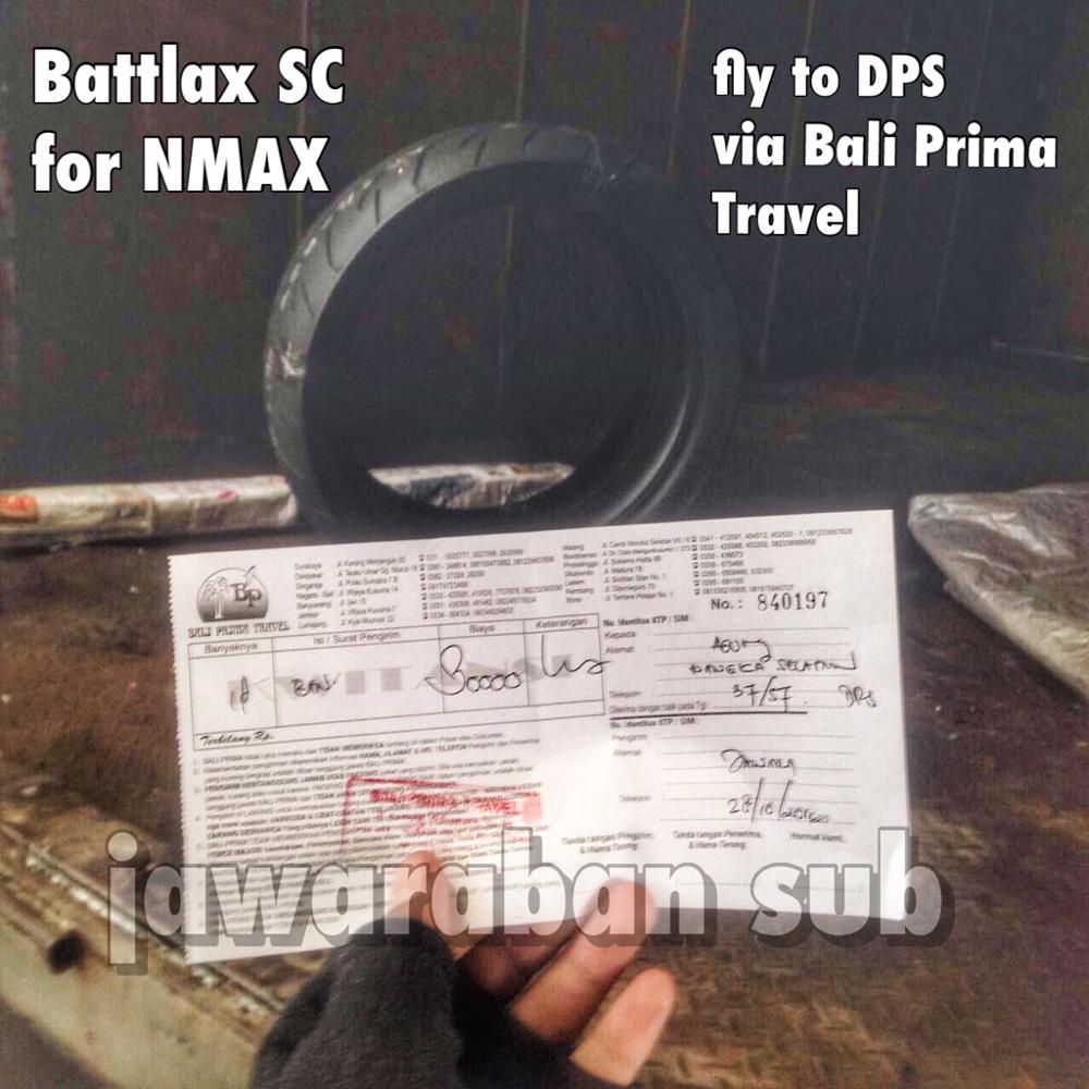 Jual Ban Yamaha NMAX Battlax SC 120 70 13 140 70 13 Depan