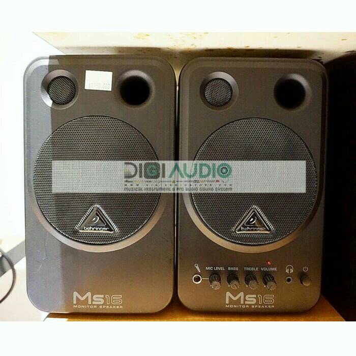 jual behringer ms16 ms 16 speaker monitor 16 watt jual behringer ms16 ms 16 speaker monitor 16 watt