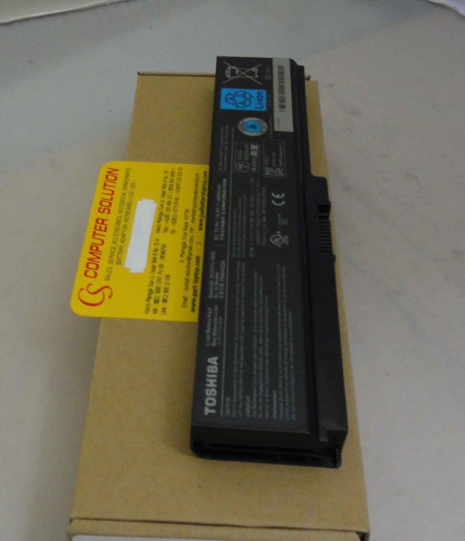 jual baterai original toshiba satellite l630 l635 l640 jual baterai original toshiba satellite l630 l635 l640