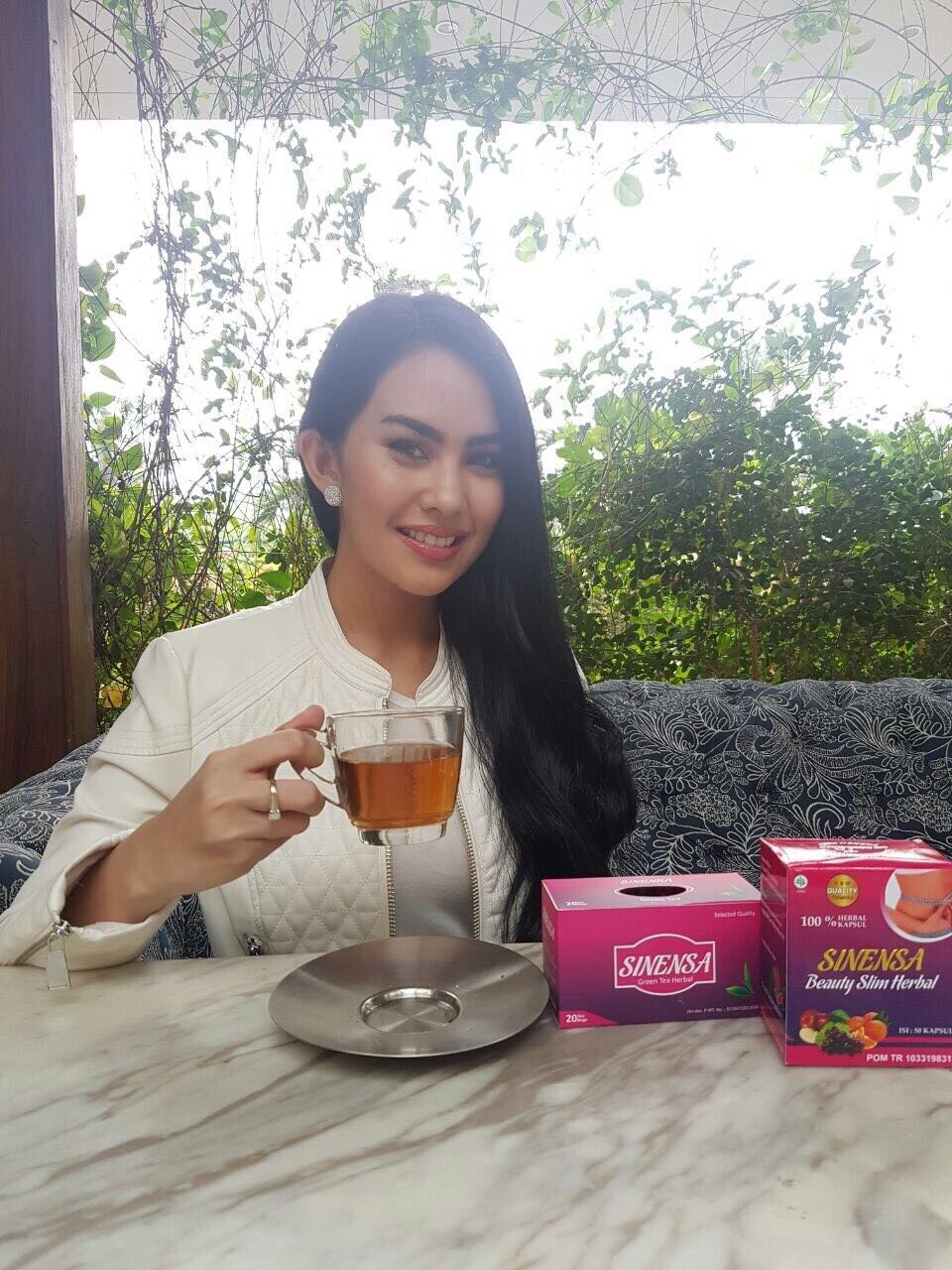Sinensa Green Tea Herbal - Teh Pelangsing Sinensa