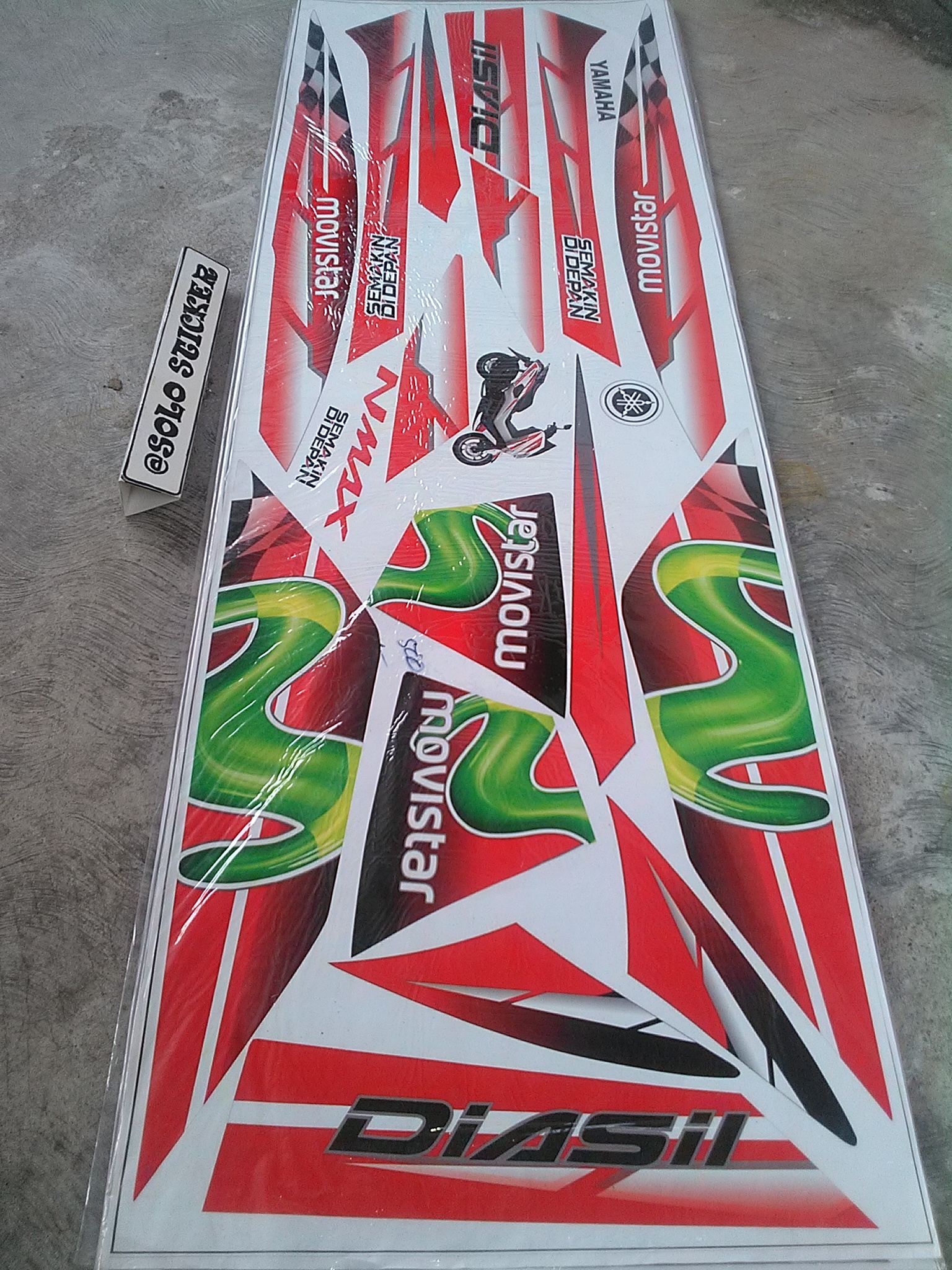 Jual Striping Sticker Lis Variasi Motor Yamaha N Max 1 Solo