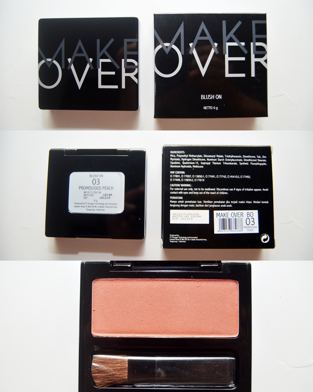 Make Over Blush On Single 03 Promiscious Peach Daftar Update Source Make Over