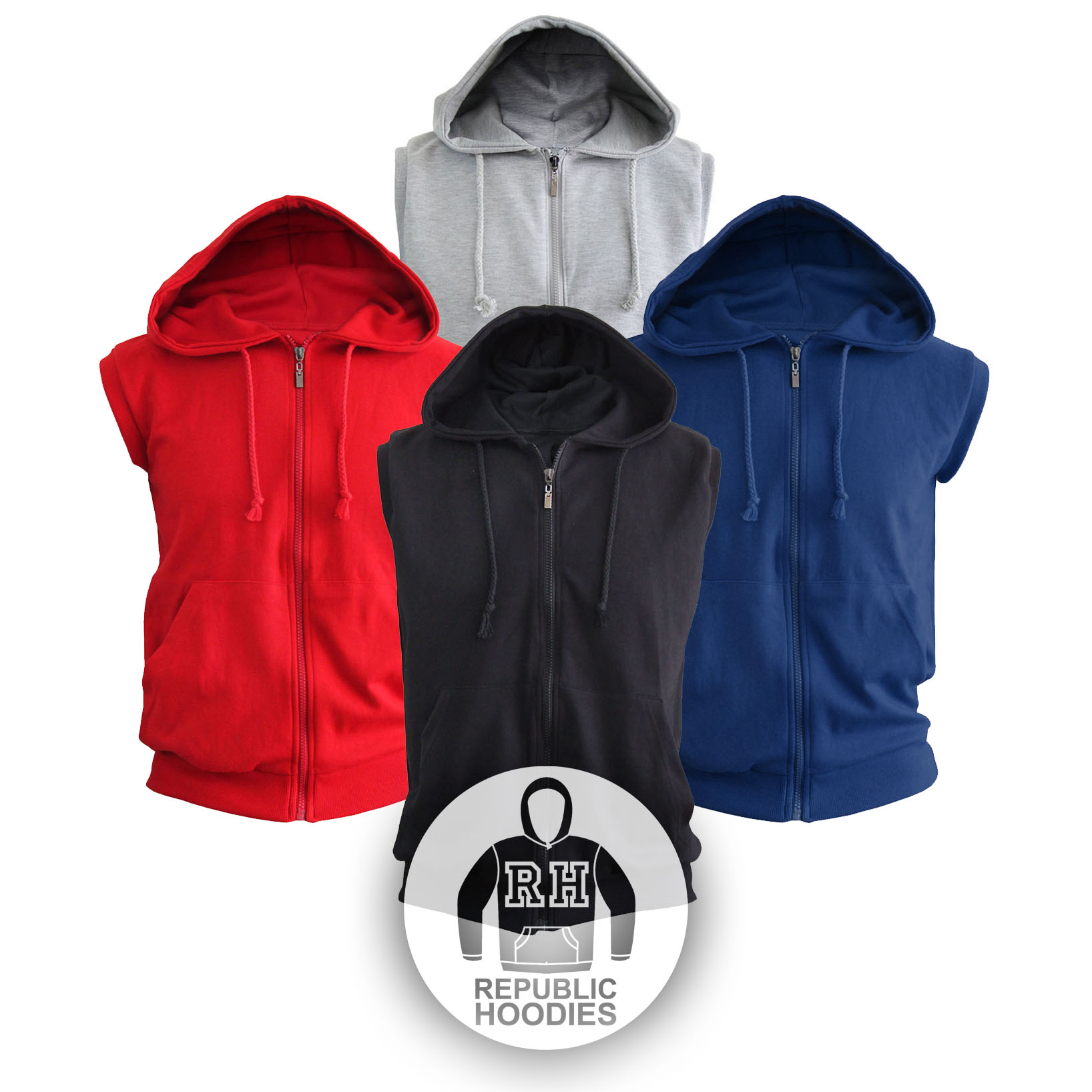 jual vest zipper sleeveless hoodie jaket rompi 2 hitam republic hoodies jual vest zipper sleeveless hoodie jaket rompi 2 hitam republic hoodies