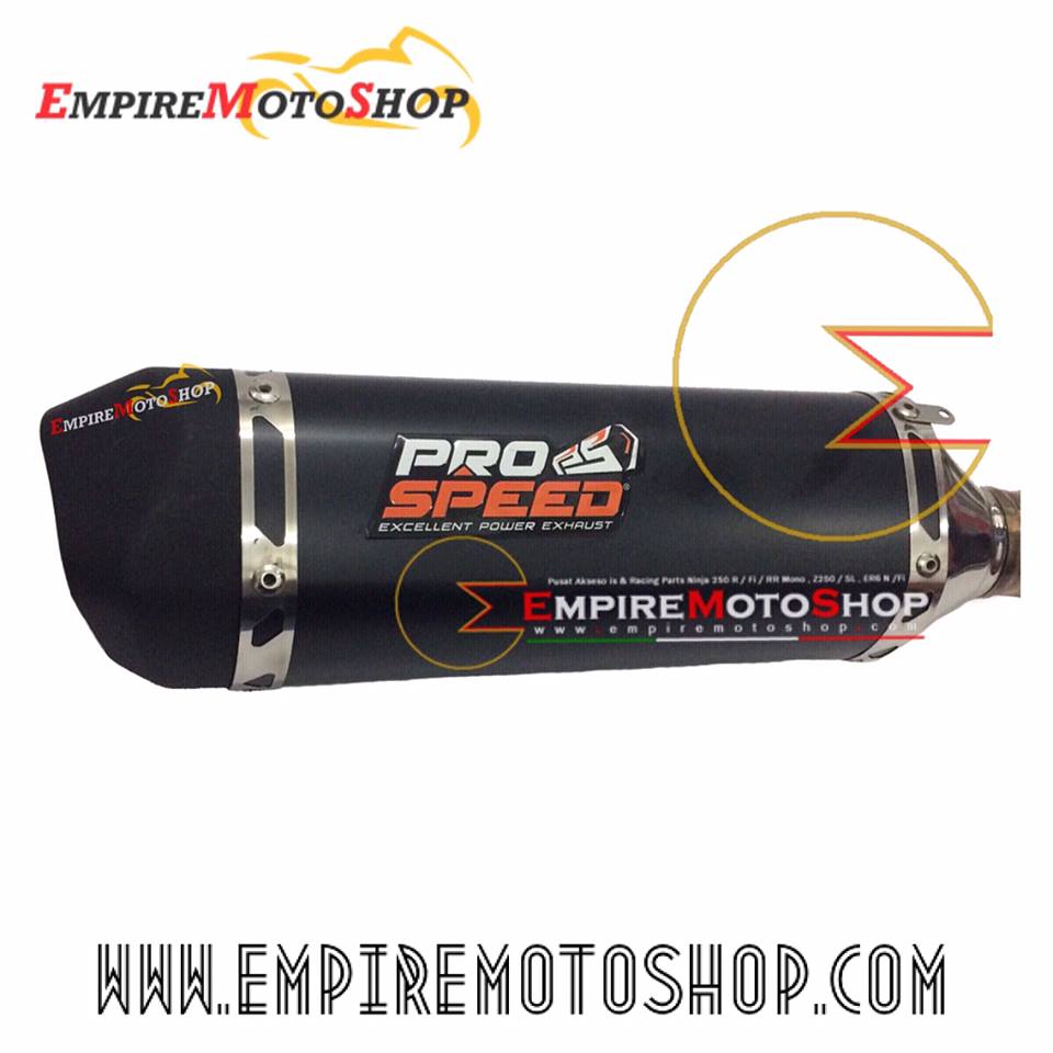Jual Knalpot Prospeed Black Yamaha NMAX Original Empiremotoshop