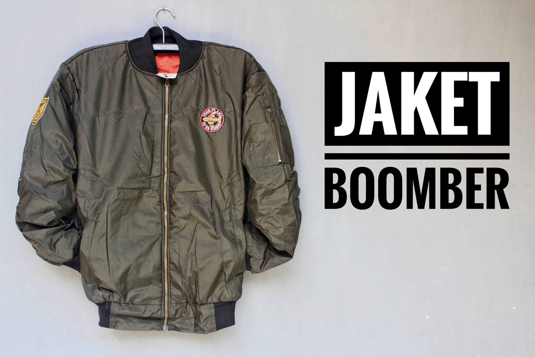 jaket boomber / jaket pilot / jaket parasut