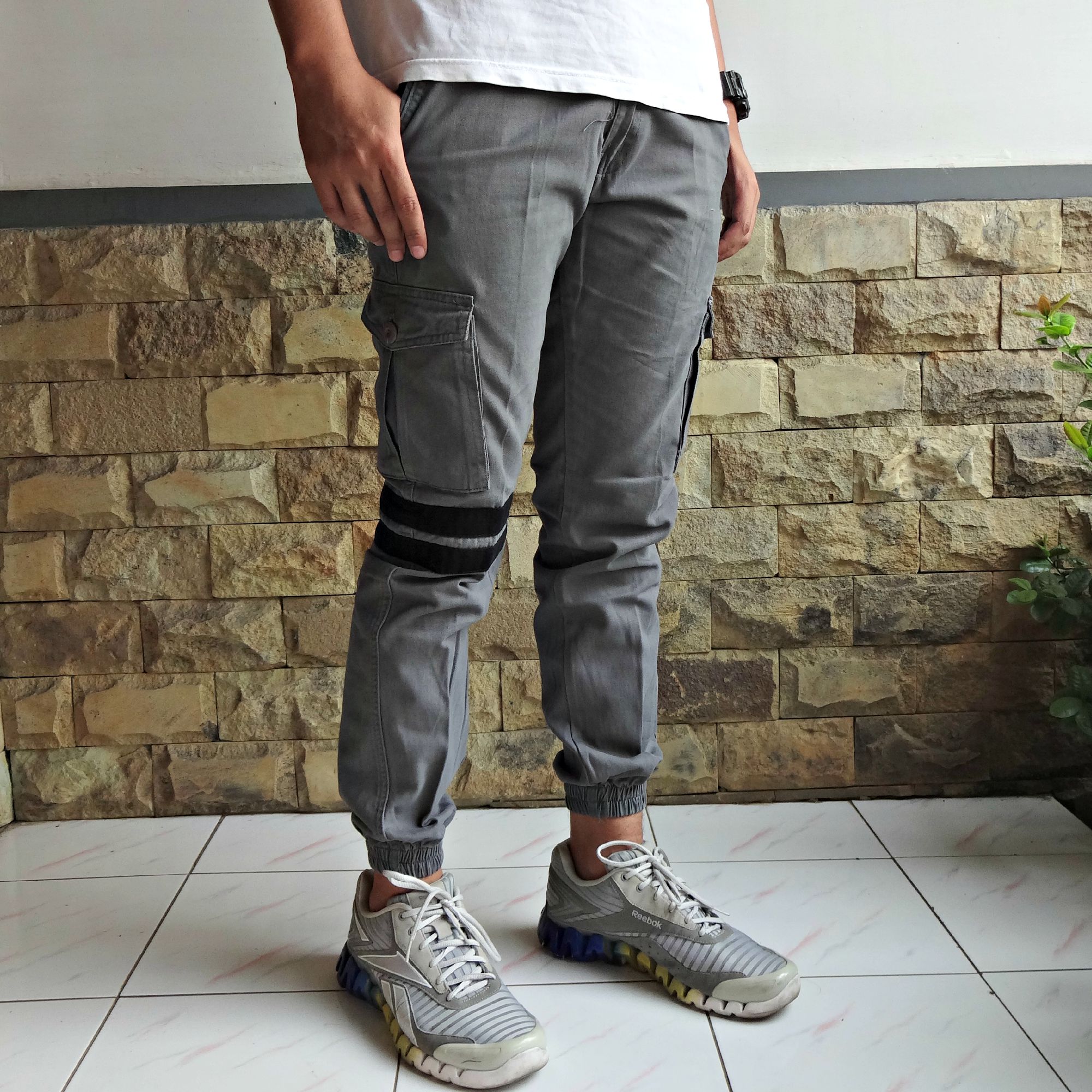 Celana Murah Pria Jogger Grey Abu Abu Daftar Harga Terupdate dan Source · Jual Celana Jogger