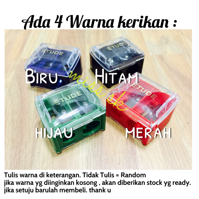 NEW Alat kerikan  Rautan Lipstik Dual ( lipstick Sharpener )