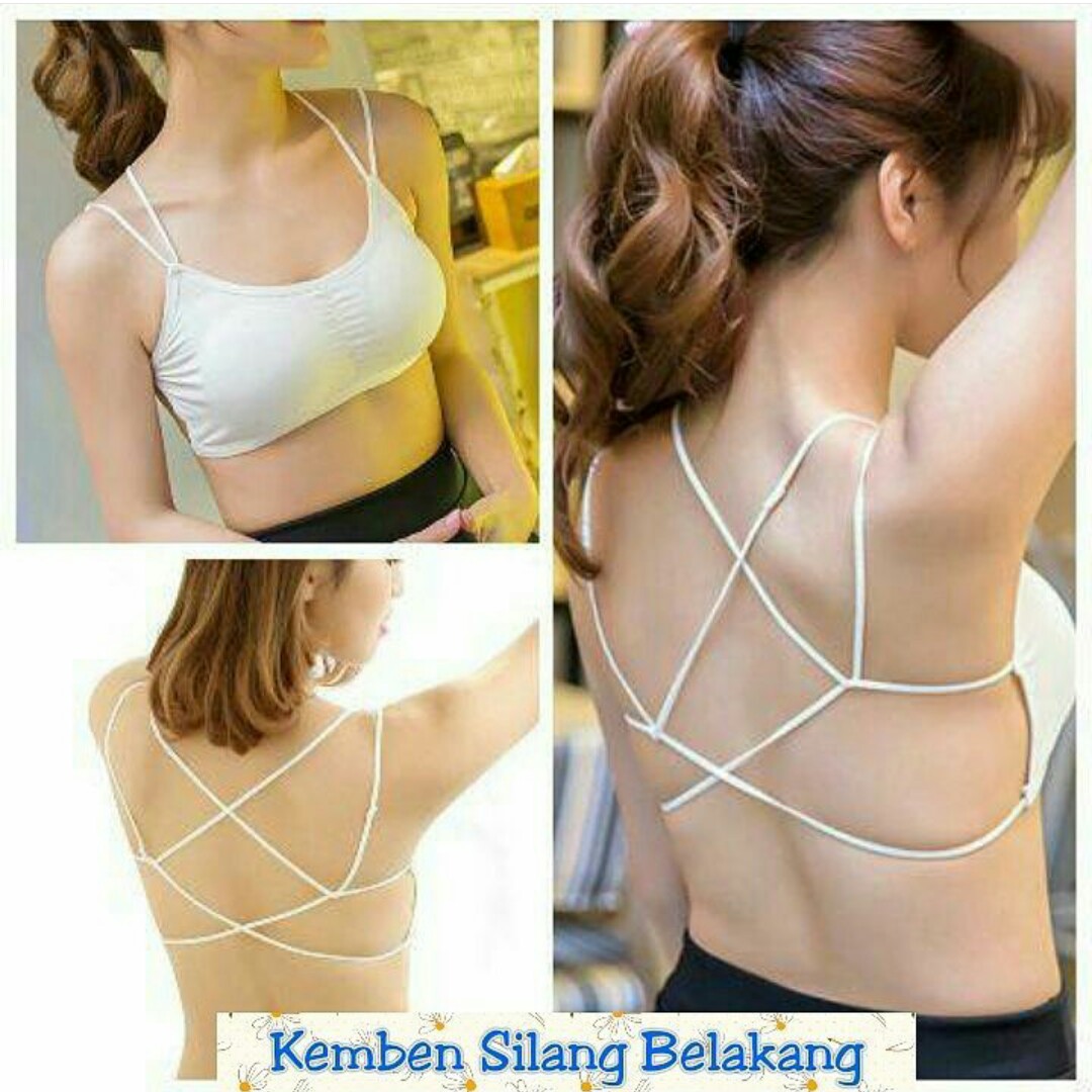 Jual BRA KEMBEN 1105 BRALETTE TALI LABA2 SPIDER SPAGHETTI STRAP Hot - SIMONTOK | Tokopedia