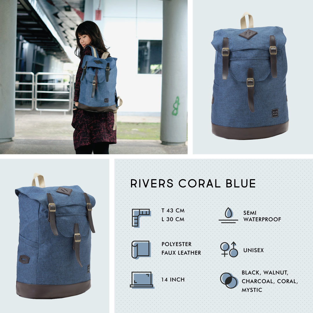 jual tas murah backpack laptop visval rivers midnight urban story di omjoni jual tas murah backpack laptop visval rivers midnight urban story di omjoni