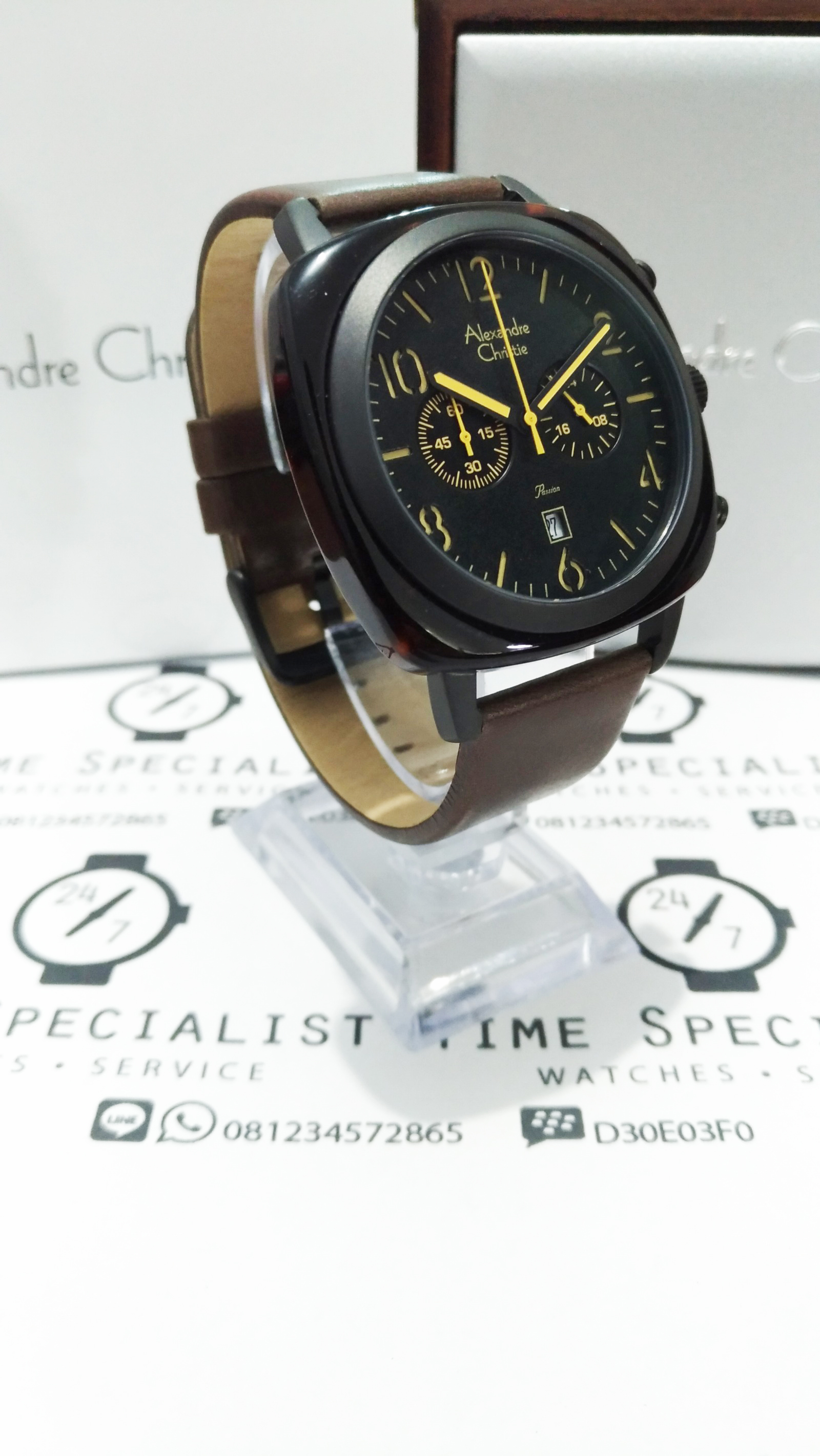 Jual Jam Tangan Alexandre Christie AC 6457 MC Kulit Original 24 7 Jual Jam Tangan Alexandre Christie AC 6457 MC Kulit Original 24 7 Time Specialist