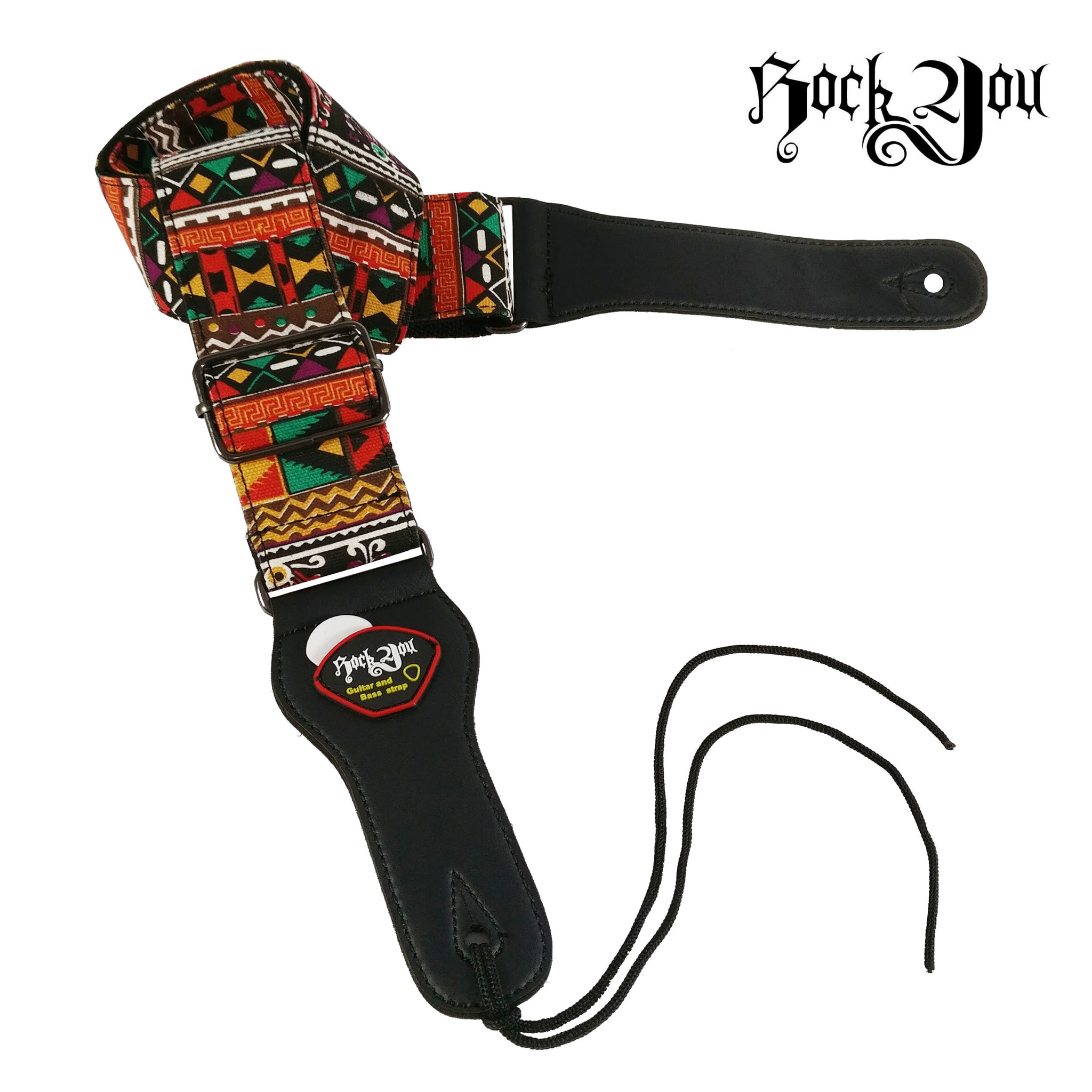 Strap Gitar Bonus Pick Rock You S - 083 Tali Gitar / Sabuk Gitar