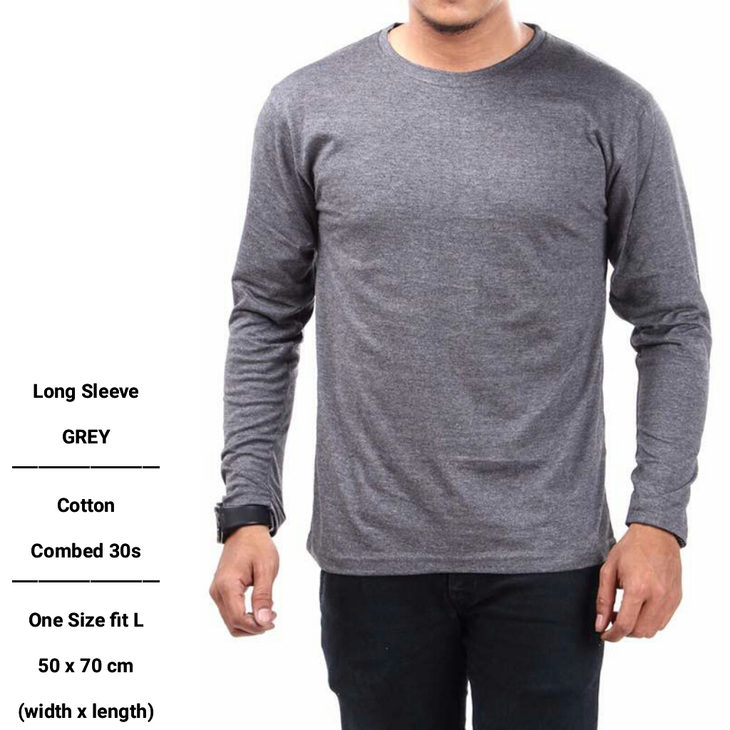 KAOS POLOS PRIA LENGAN PANJANG POLOS ANEKA WARNA KEREN SLIMFIT MURAH1 KAOS POLOS PRIA LENGAN PANJANG POLOS ANEKA WARNA KEREN SLIMFIT MURAH1