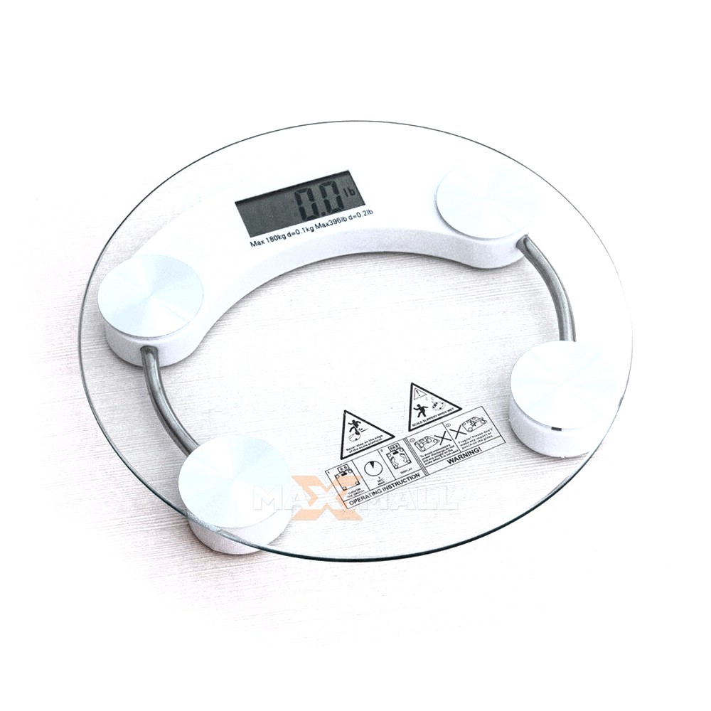 Timbangan Berat Badan Digital Kaca/ Tempered Glass Body Scale 180kg
