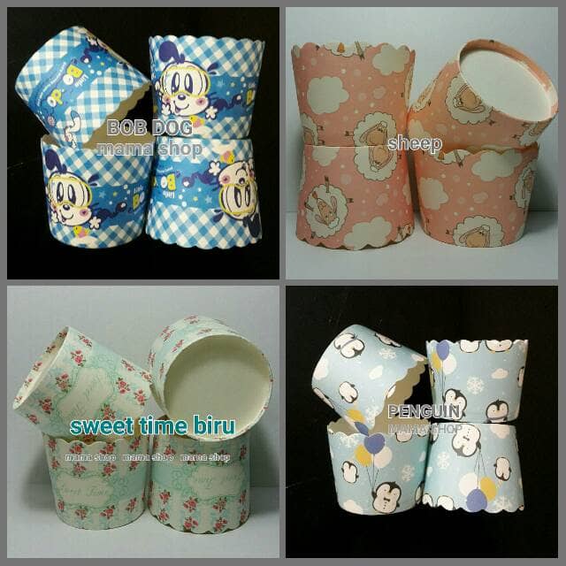 Jual Papercup Cup Kertas untuk kue cupcakes muffin cup ...