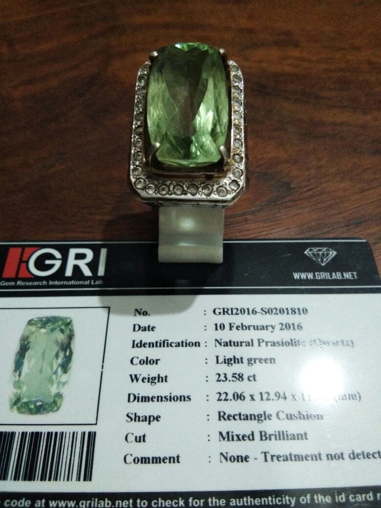 cincin permata quartz