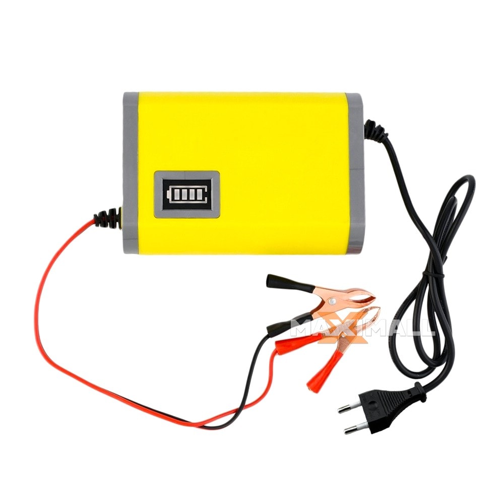 Cas Aki Motor/ Mobil - Portable Motorcycle Car Battery Charger 12V 6A