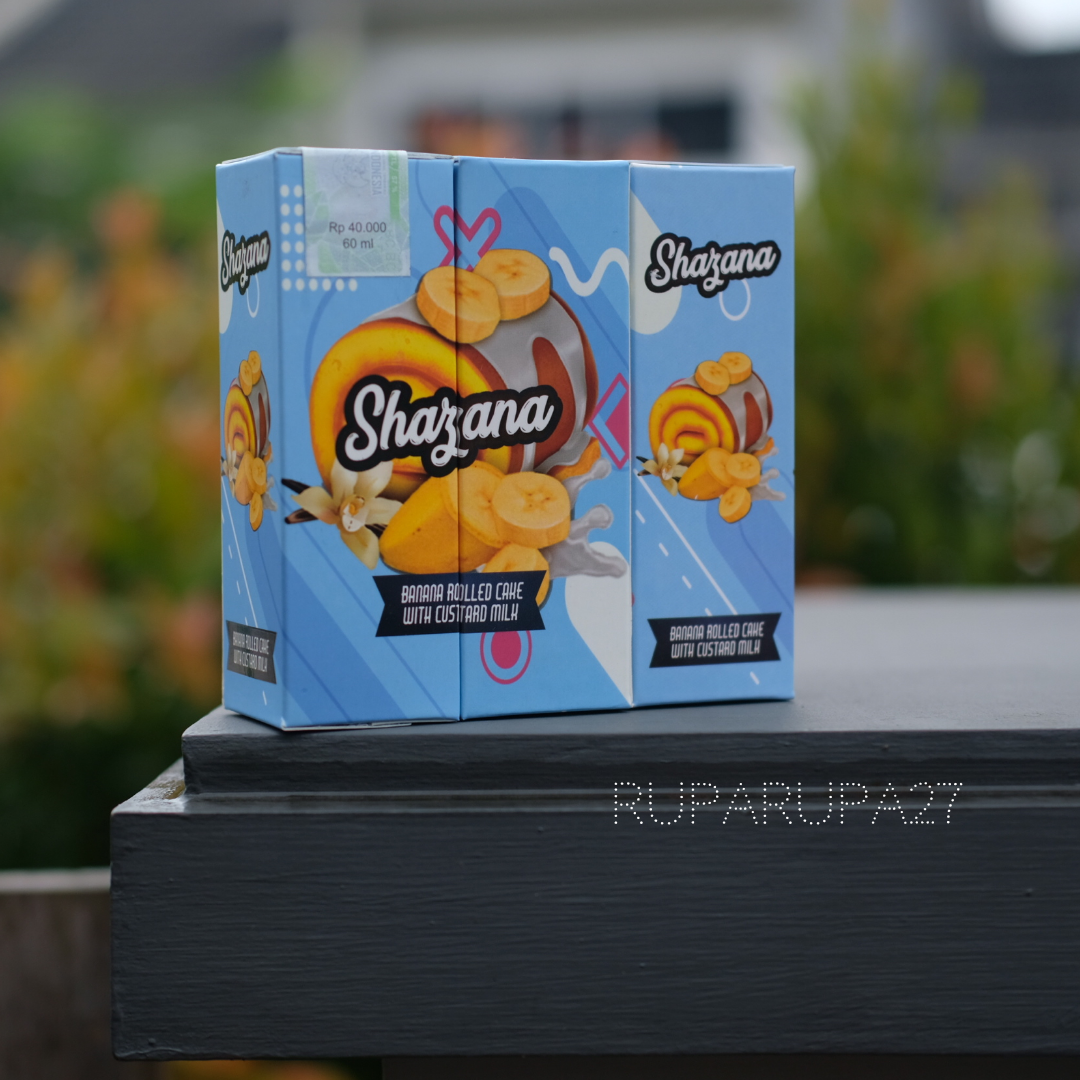 Jual Shazana Banana Rolled Cake With Custrad Milk 3mg 60ml Kota