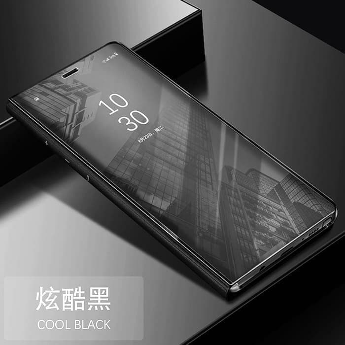 MURAH flip cover stand sview chas xiaomi mi8 mi 8 mirror chasing hp auto loc