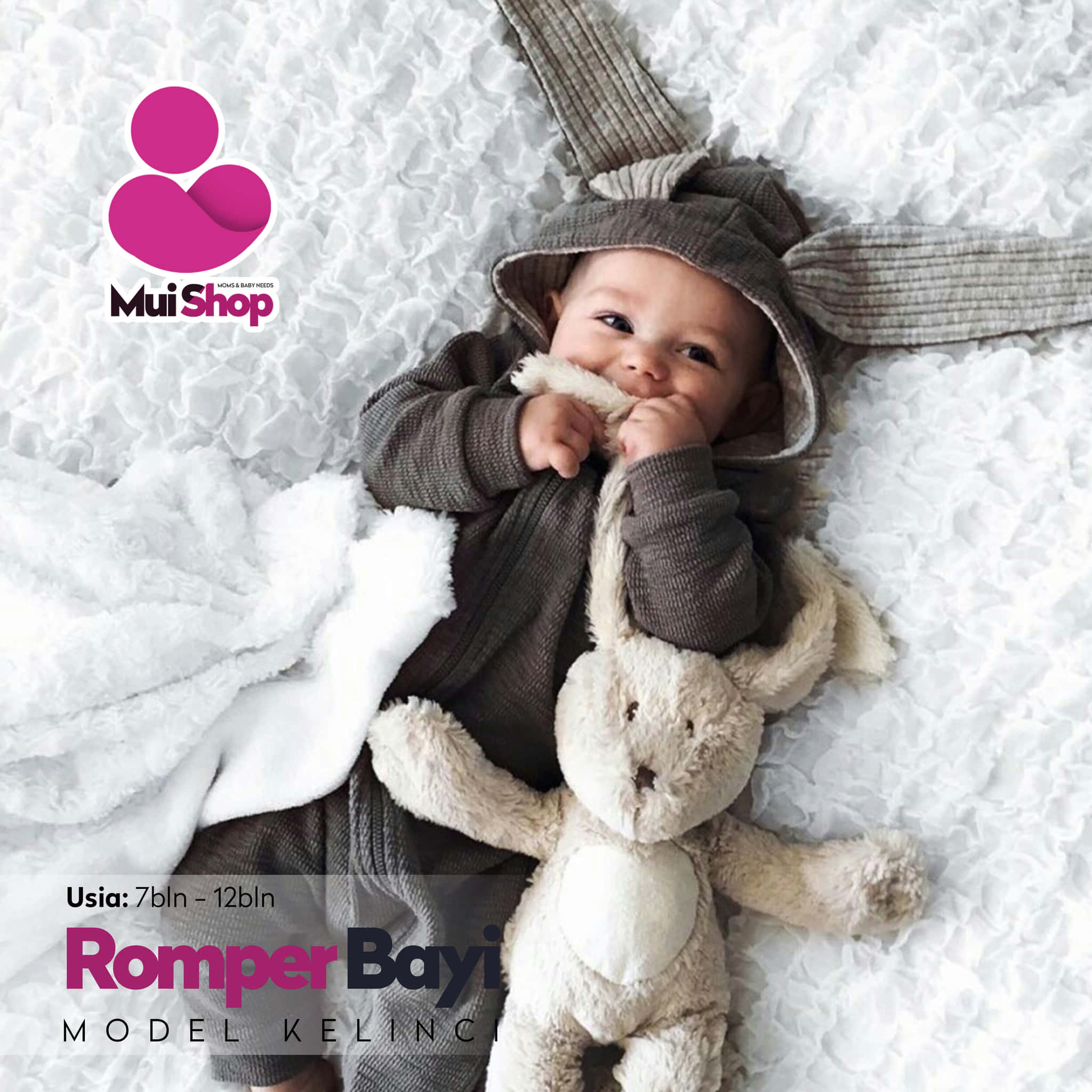 Jual Jumper Lucu Hangat Bayi Perempuan & Laki Laki Model Kelinci Jual Jumper Lucu Hangat Bayi Perempuan & Laki Laki Model Kelinci Mui Shop