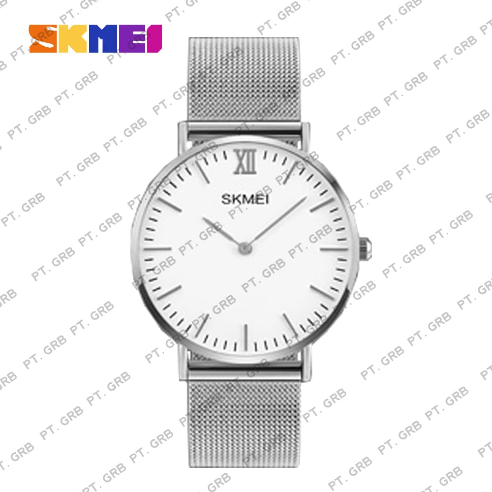 Jam Tangan Wanita Analog SKMEI 1182 Silver Water Resistant 30M