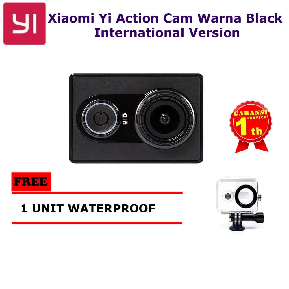 Xiaomi Yi Action Camera - 16 Mp International Edition Black+water Case