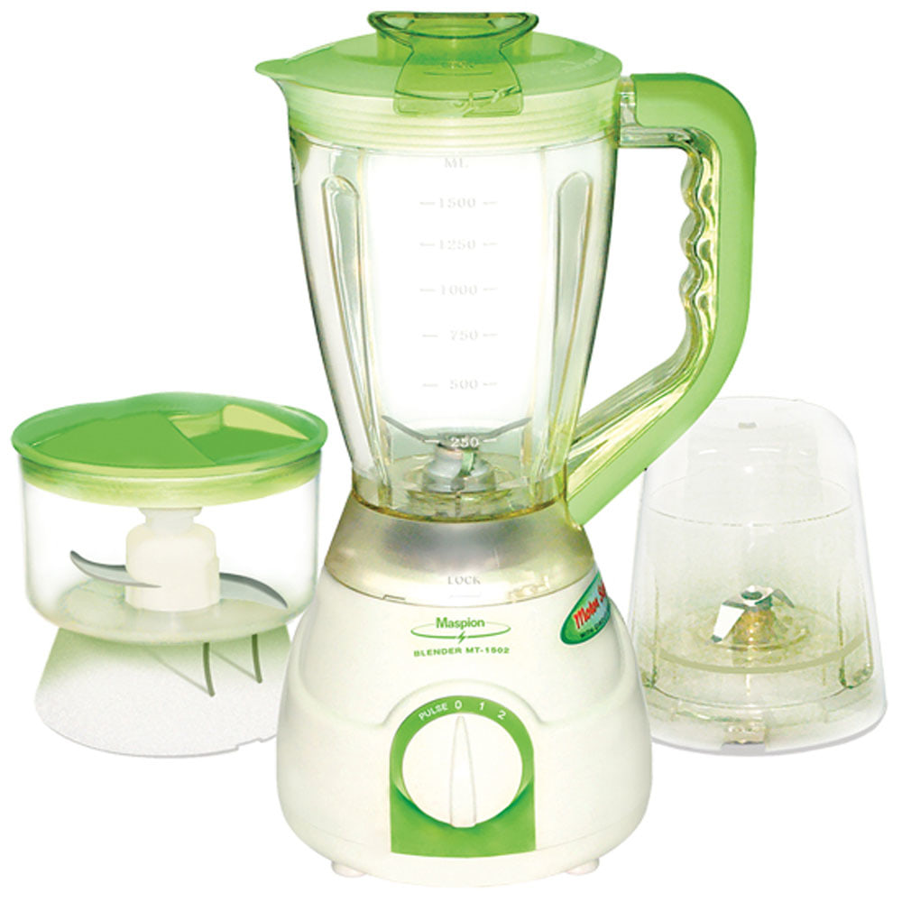 Maspion - Blender Plastik 1.5 Liter 3in1 200 Watt Mt1502