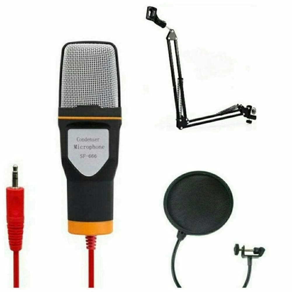 Jual Paket SF 666 Professional Condenser Studio Microphone SF666 Pro