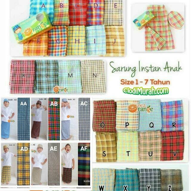Baju Koko - Sarung Instan - Peci Anak / Balita