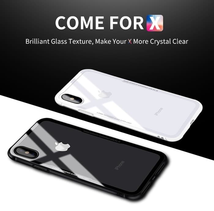 iPhone X Case CAFELE Super Light Cover Casing Free Tempered Glass
