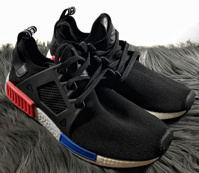 Adidas NMD R1 OG PK primeknit core black lush red Depop Adidas NMD R1 OG PK primeknit core black lush red Depop
