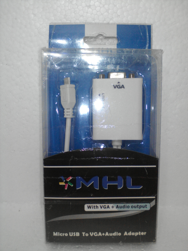 Micro USB to VGA + Audio MHL 5 Pin