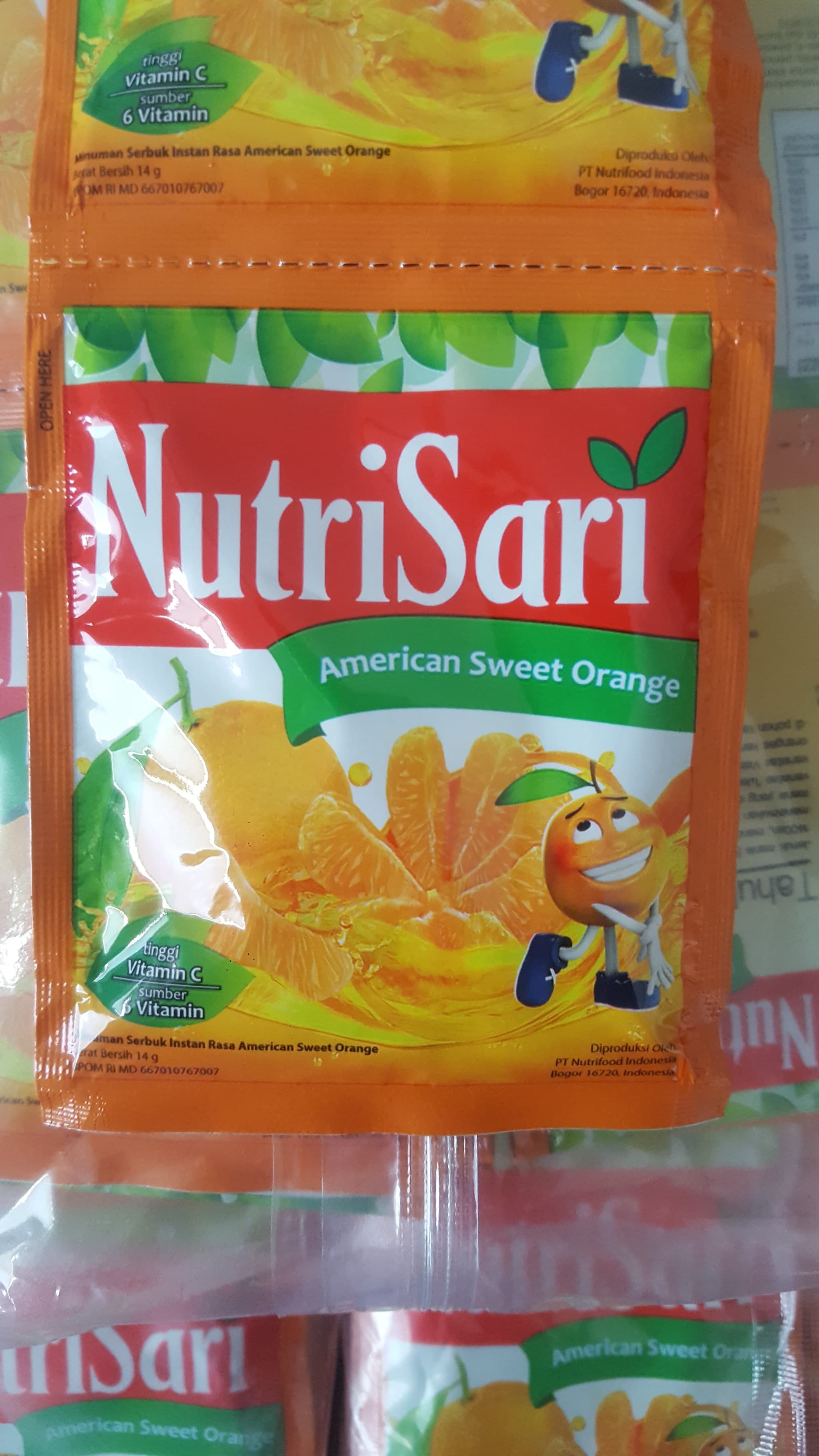 Jual Nutrisari American Sweet Orange Isi 10 Sachet BLANJA undefined