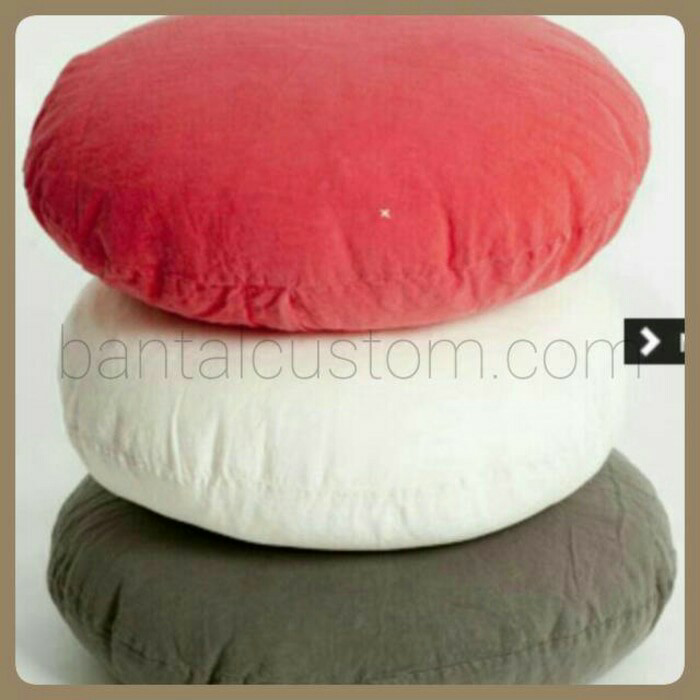 Jual Bantal Lantai Bulat Round Pillow Azwa Aulia Tokopedia Bantal Lantai Bulat Round Pillow