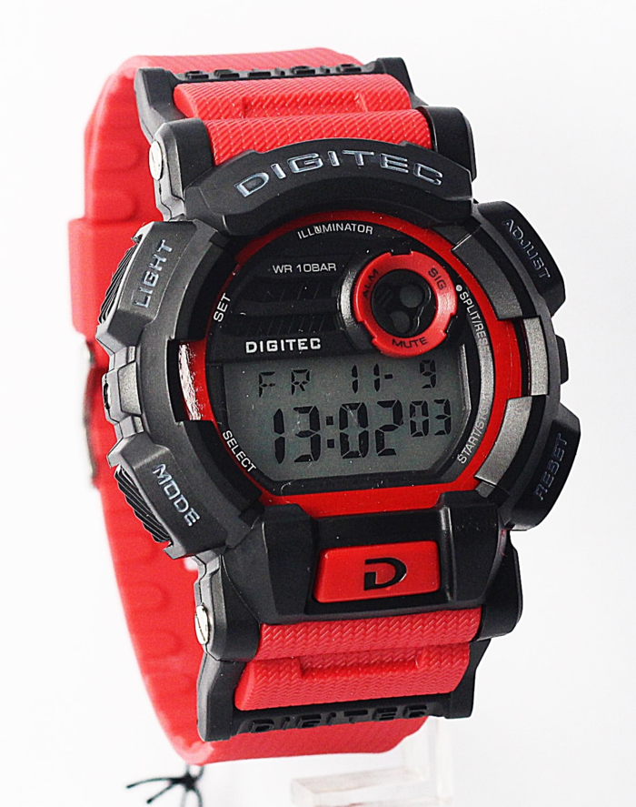 Jam Tangan Pria Digitec 2079 tali merah Jam Tangan Digitec DG-2079