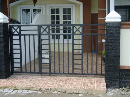 Jual Pintu Pagar Rumah Dorong Model Minimalis Kota Bekasi Berkah Jaya Las Tokopedia