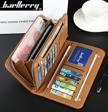 E032 Tas Dompet Pria Wanita baellerry Kulit Panjang Bukan Levi's Levis